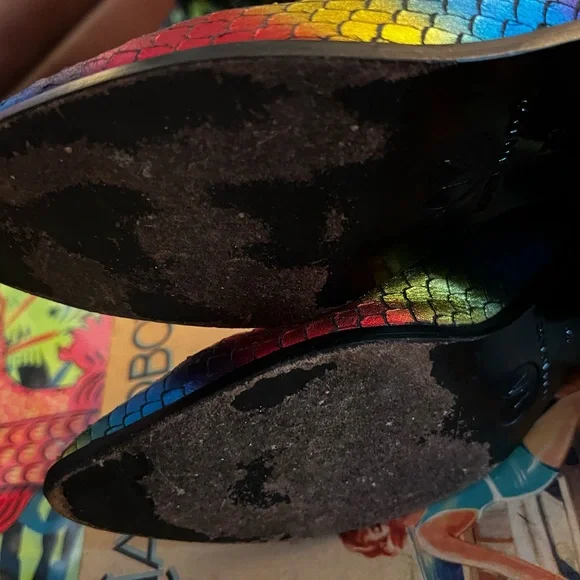 MODERN VICE RAINBOW BOOTS IN VERY GOOD CONDITION - Picture 9 of 9